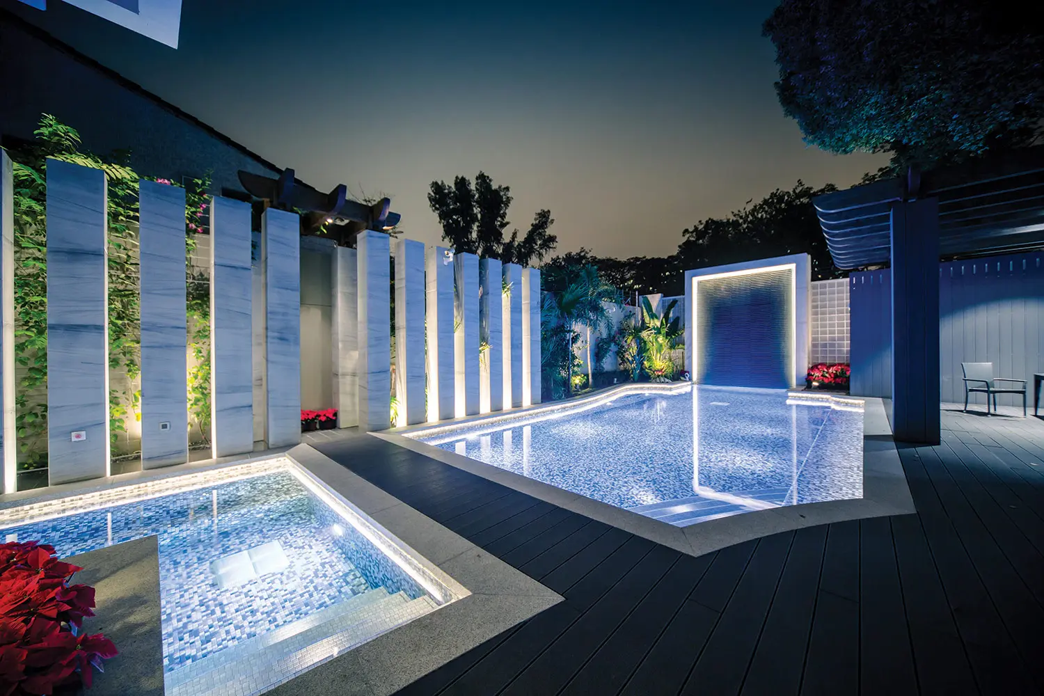 The LED-Lit Pool